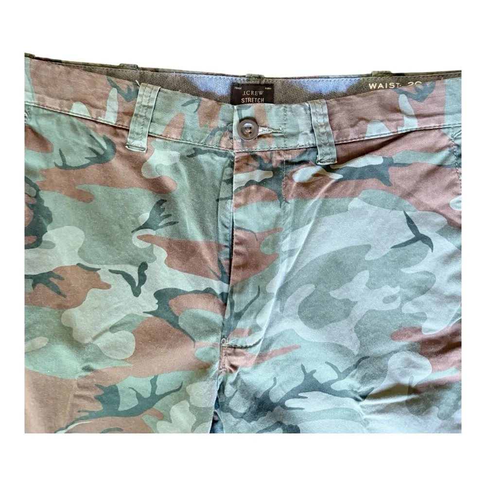 J. Crew Camouflage Cargo Shorts for Men